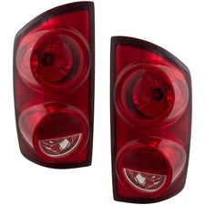 Halogen Tail Light Set For 2007-08 Dodge Ram 1500 Left And Right Side Pair Capa Halogen Tail Light Set For 2007-08 Dodge Ram 1500 Left And Right Side Pair Capa