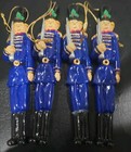 Lot Of 14 Vintage Tall Pencil Style Holiday Christmas Ornaments Angel & Soldier — photo 10