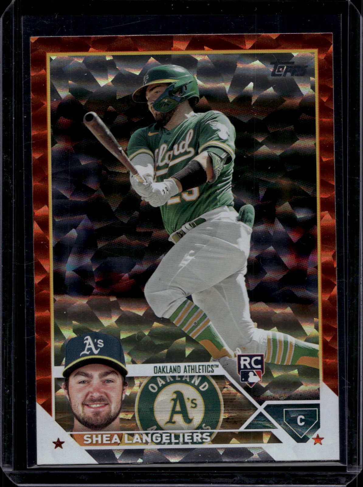 2023 Topps #127 Shea Langeliers Orange Foil #/299