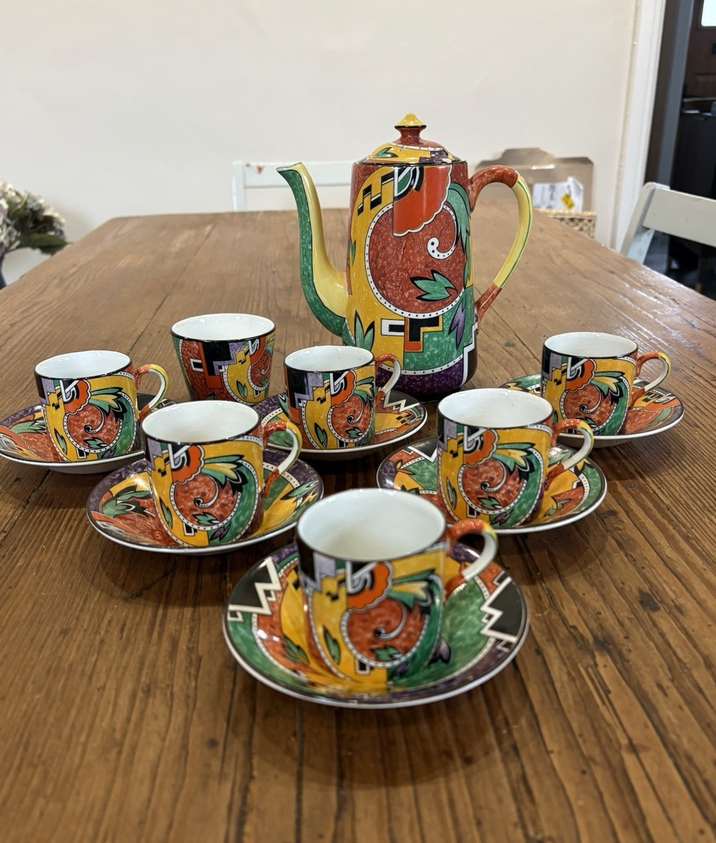 Jazz Royal Winton Art Deco coffee set circa 1925 | eBay UK