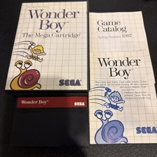 Wonder Boy (Sega Master System SMS, 1987) CIB Complete