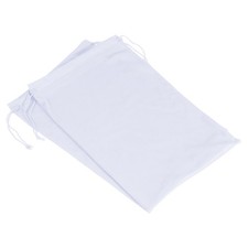 2 Pack Ski Goggle Bag Microfiber Snow Goggles Case Drawstring Pouch White