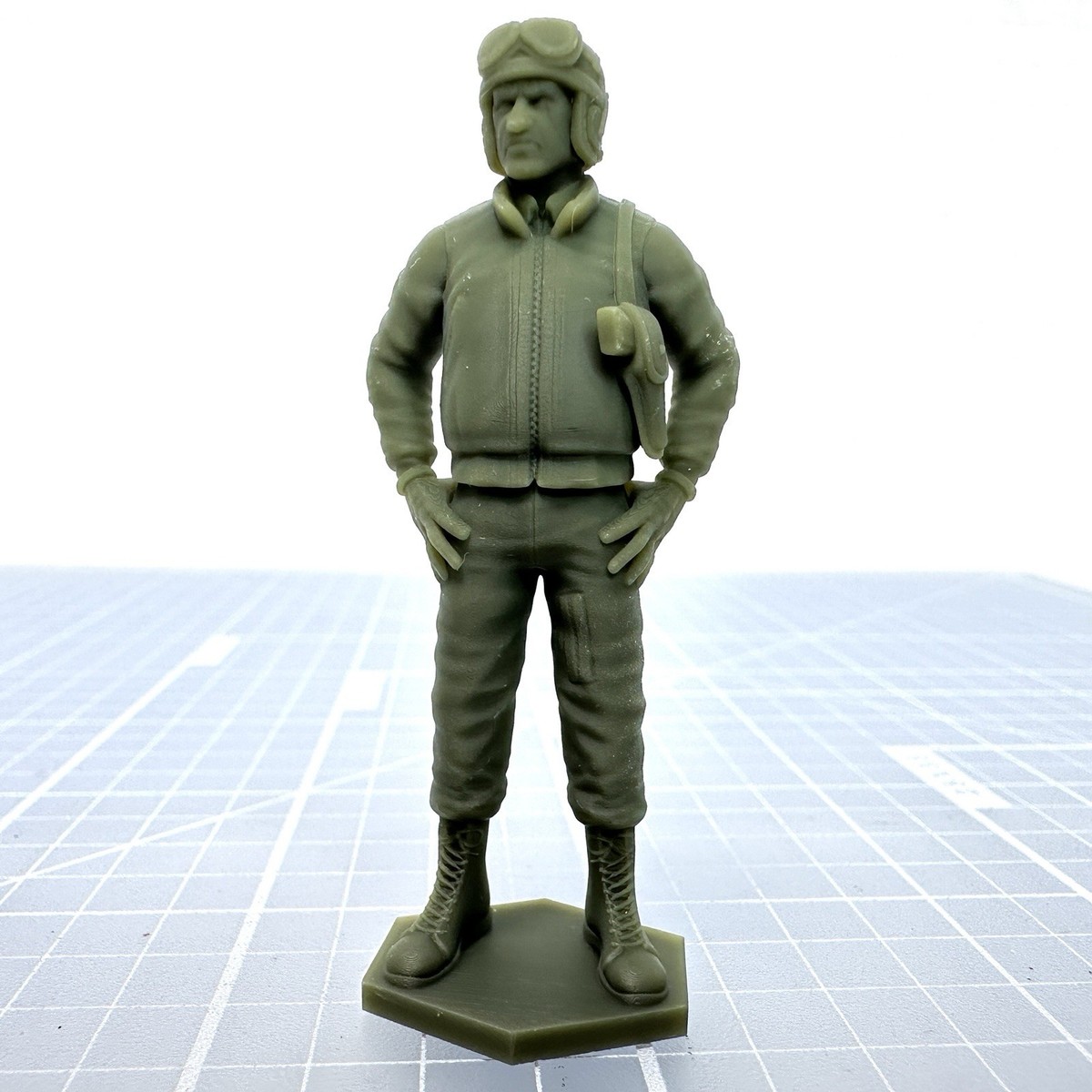 World War 2 American Toy Soldier TANK CREW Military Resin 1/32
