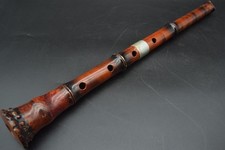Japanese Vintage Shakuhachi Flute 51cm Plastic Practice Instrument Made in Japan