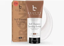 Beauty by Earth Self Tanner with Organic & Natural Ingredients, Tanning Lotion