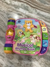 VTech Musical Rhymes Book Kids Baby Toddler Interactive Learning Educational Toy