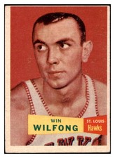 1957 TOPPS # 65 WIN WILFONG HAWKS EX-MT SET BREAK 529663 (KYCARDS)