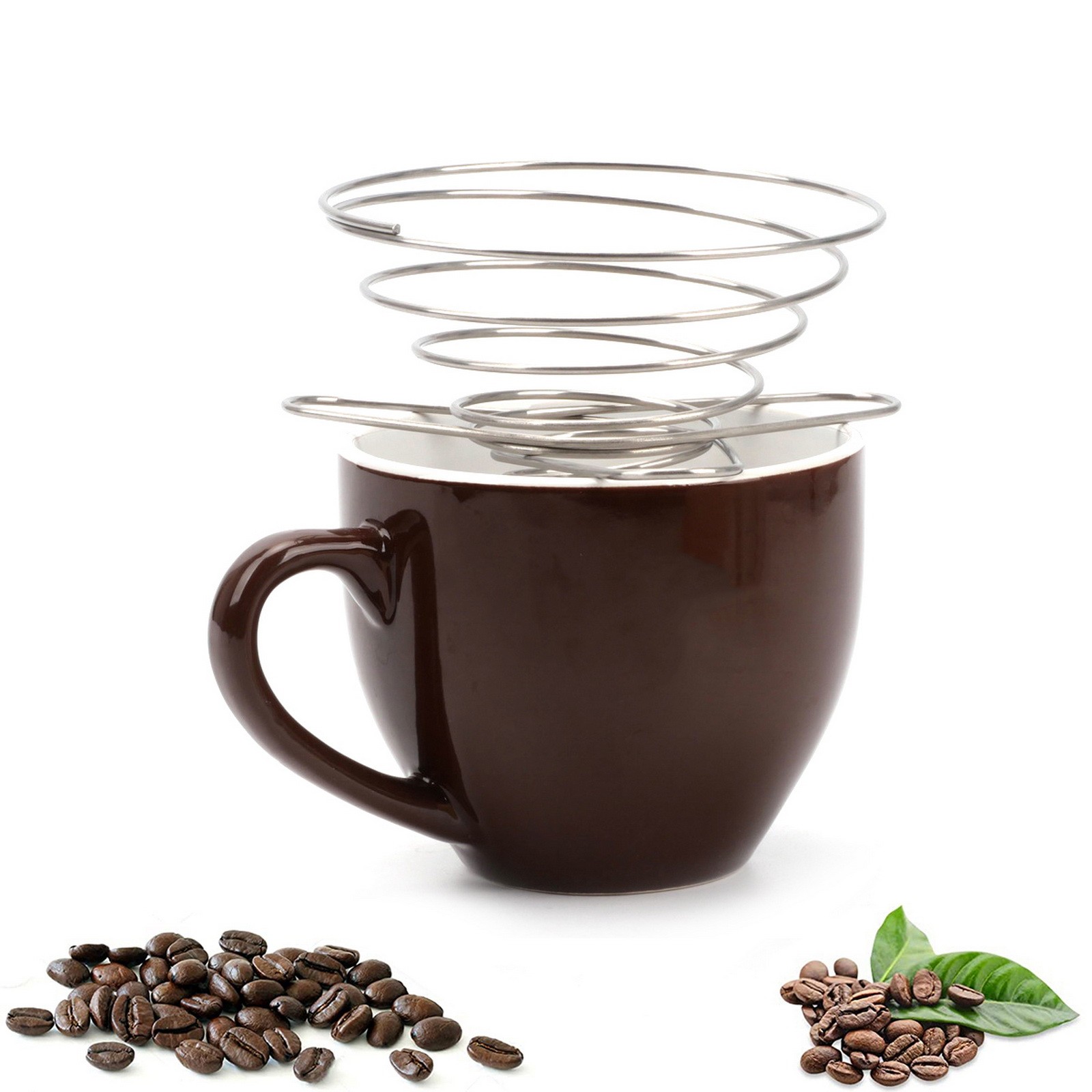 Collapsible Pour Over Coffee Dripper Filter Holder Stainless Steel for Office