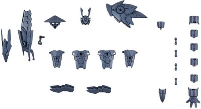BANDAI SPIRITS 30MM Option Parts Set 4 (Sengoku Armor Set) 1/144 Scale Colo