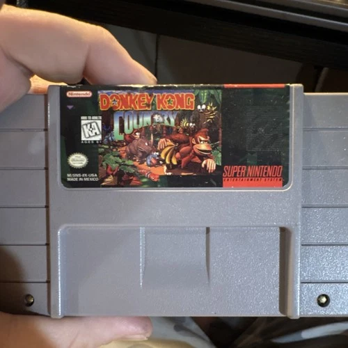 Nintendo Donkey Kong Country Super Nintendo SNES Multiplayer Platformer Game