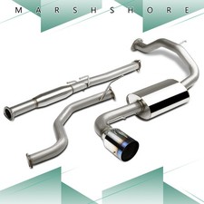 For 88-91 Honda Civic Ef 3dr Hatch 4.5 Burnt Tip Muffler Ss Catback Exhaust