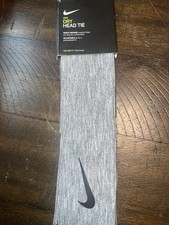 Nike Dri-Fit Head Tie Adult Unisex Charcoal/Heather Grey/Black