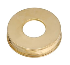 B&P Lamp Mason Collar Reduces To #2 Collar, Br. Plated