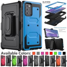 For Samsung Galaxy Note 20 5G Shockproof Case Hybrid Cover / Holster Belt Clip