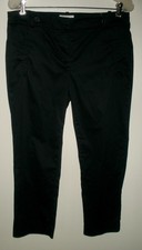 533 6 Ann Taylor Loft Capri Original STRAIGHT FIT Black