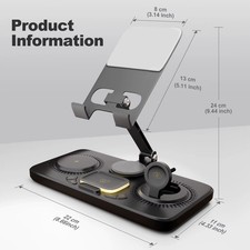 6 In 1 Wireless Charger Station Multiple Devices For IPhone IPad AirPods And App