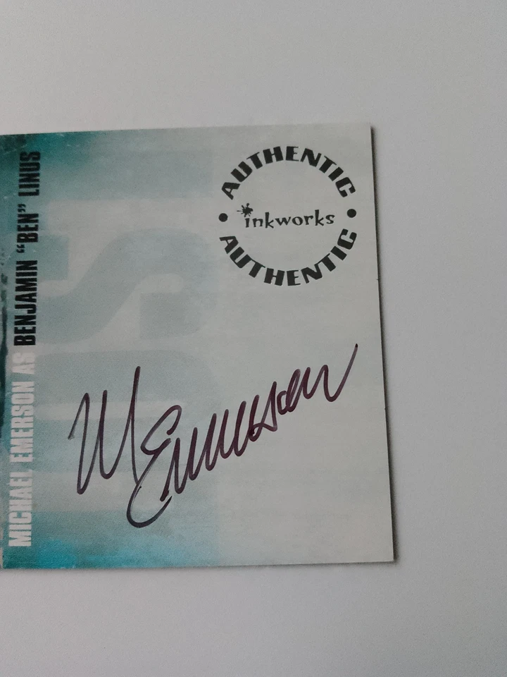 Michael Emerson Inkworks 2006 Lost Season 3 Autograph A25 Benjamin Linus - Image 4 of 4