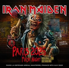 IRON MAIDEN - PARIS 2025 FIRST NIGHT ORIGINAL IEM RECORDING (2CD)