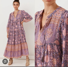 Spell & The Gypsy ~ Love Story Boho Gown Lilac ~ Maxi Dress XXL