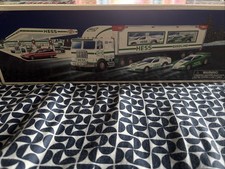 Vintage 1997 Hess Toy Truck and Racers NEW In the Box Never Opened