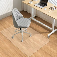 Office Chair mat for Hardwood Floor, 30 x 48 inches Fully Transparent Desk Ha...