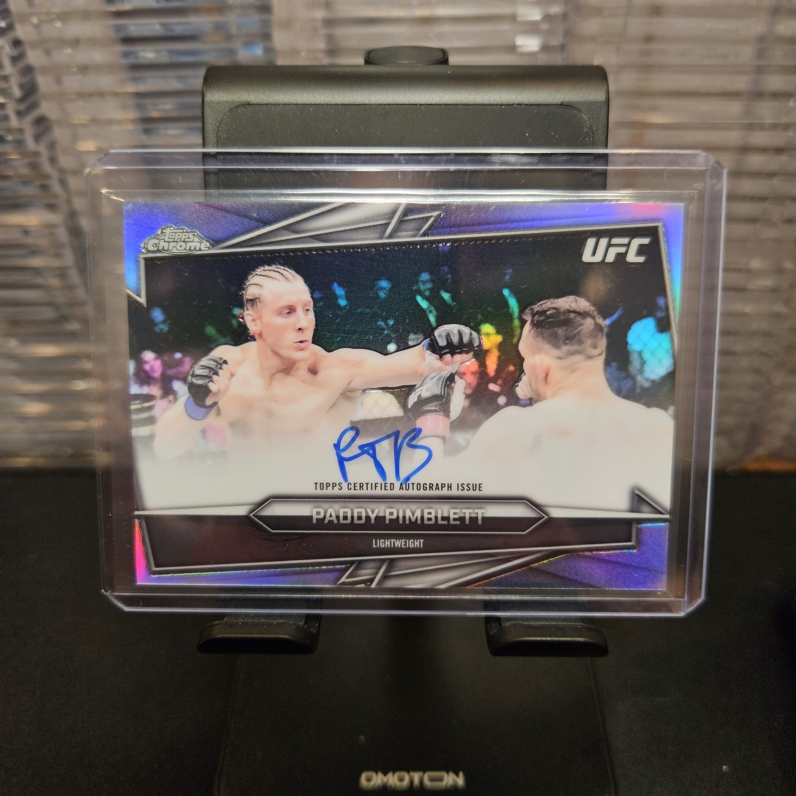 Paddy Pimblett AUTO REFRACTOR 2026 Topps Chrome #BAV-PP UFC PADDY THE BADDY