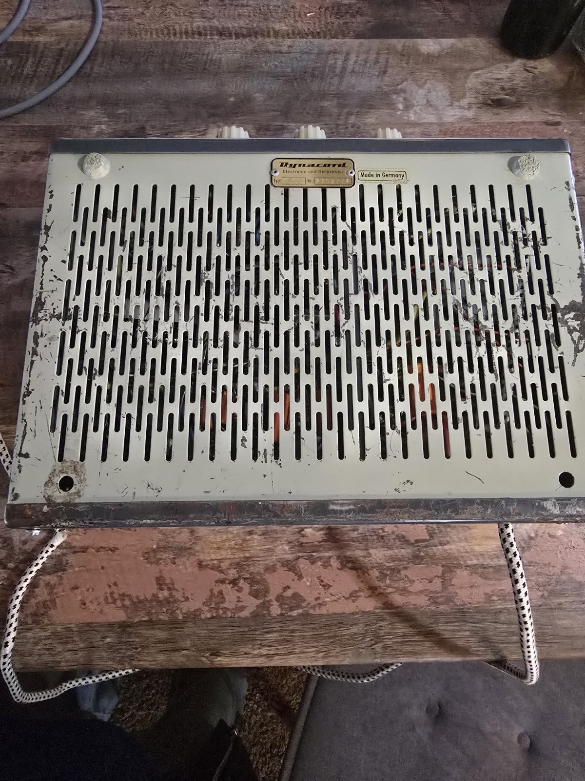 Working Dynacord Echocord S65 Tube Driven Tape Delay *tubes Shown For Test!*