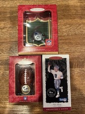 Dallas Cowboys Hallmark Keepsake Ornament Lot of 3 - Troy Aikman '96, 2000 2001