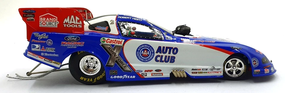 Coche divertido Mustang Motorsports Authentics escala 1/24 ARH7821ASRH 2007 - alto Foto 3 de 4