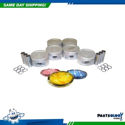DNJ PRK139 Piston and Ring Kit For 02-06 Hyundai Kia 3.5L V6 DOHC 24V