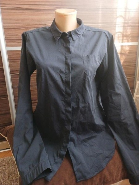 Women Jil Sander Shirt Black Cotton 36 / S / 44