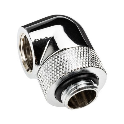 XSPC Adapter 90 Degree G1/4-Inch AG to IG Rotatable Chrome 5060596651203
