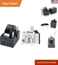Reliable Refrigerator Compressor Relay Kit with Overload Protector   2 Piece Set
