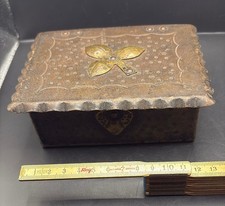 Antike Hugo Berger / Goberg Box / Metall Kiste Unikat Handarbeit Sammler-Deko
