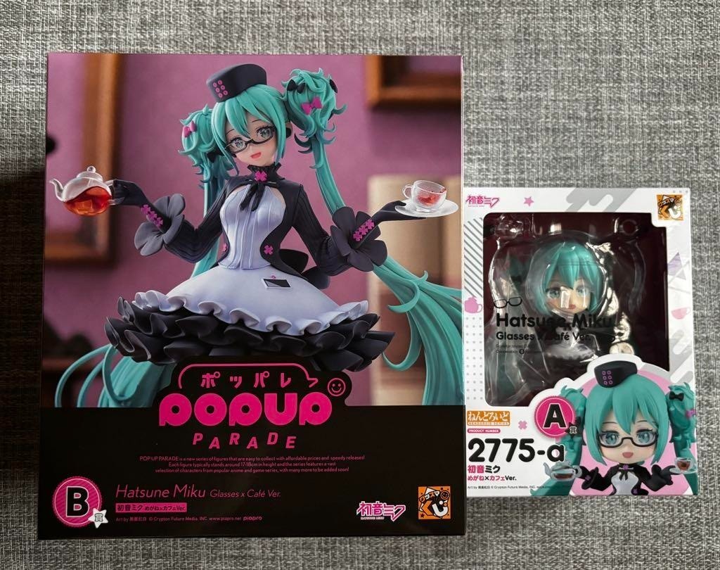 Good Smile kuji Hatsune Miku 2025 Autumn Figure Glasses Cafe Prize
