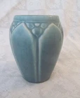 Rookwood Pottery Turquoise Blue Vase 2090~Good Mold Impression 4.5"