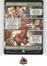 ORIGIN OF SPIDER-MAN (BORDERLESS) MARVEL'S SPIDER-MAN MAGIC: THE GATHERING NM/M