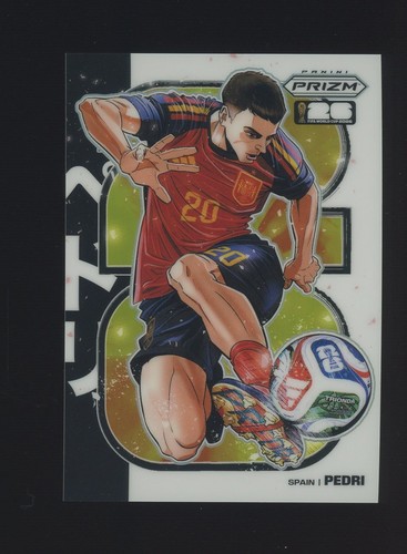 2026 Panini Prizm FIFA World Cup Soccer Manga #12 Pedri SSP CASE HIT