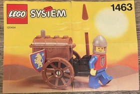 Lego Castle Crusaders Treasure Cart 1463 100% Complete W Instructions Vintage 