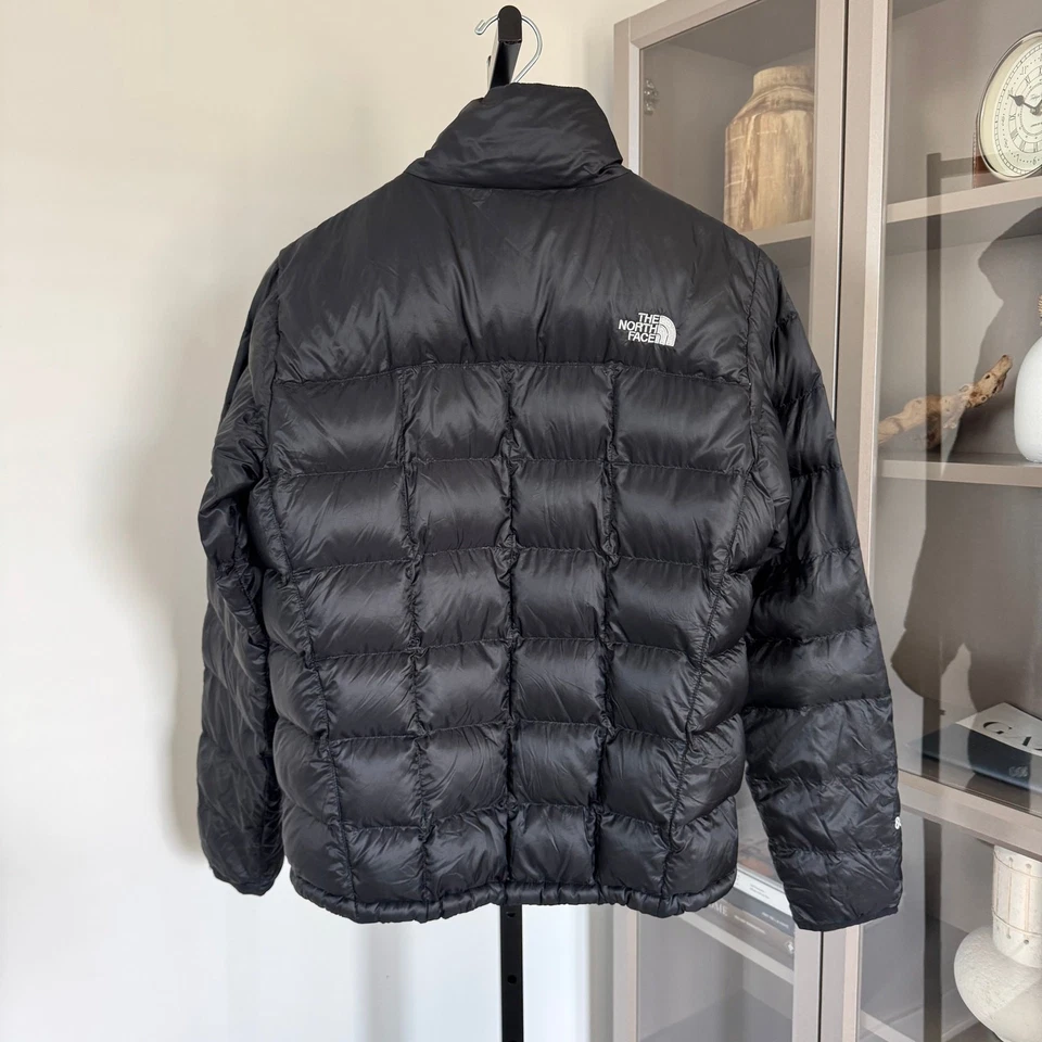 The North Face Summit Series 800 Down Black Jacket Medium Logo Quilted Puffer - Image 4 of 4
