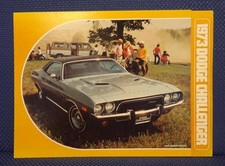 1973 Dodge Challenger Color Sales Brochure - Excellent New Old Stock 1973 Dodge Challenger Color Sales Brochure - Excellent New Old Stock