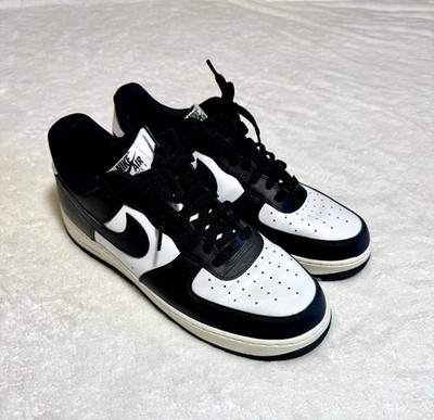 Nike Air Force 1 Black and White Low top Men's 11.5 Leather СТ7875-094