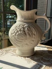 McCoy Embossed Speckled Ivory Turkey Pitcther 9" x 7" x 10"