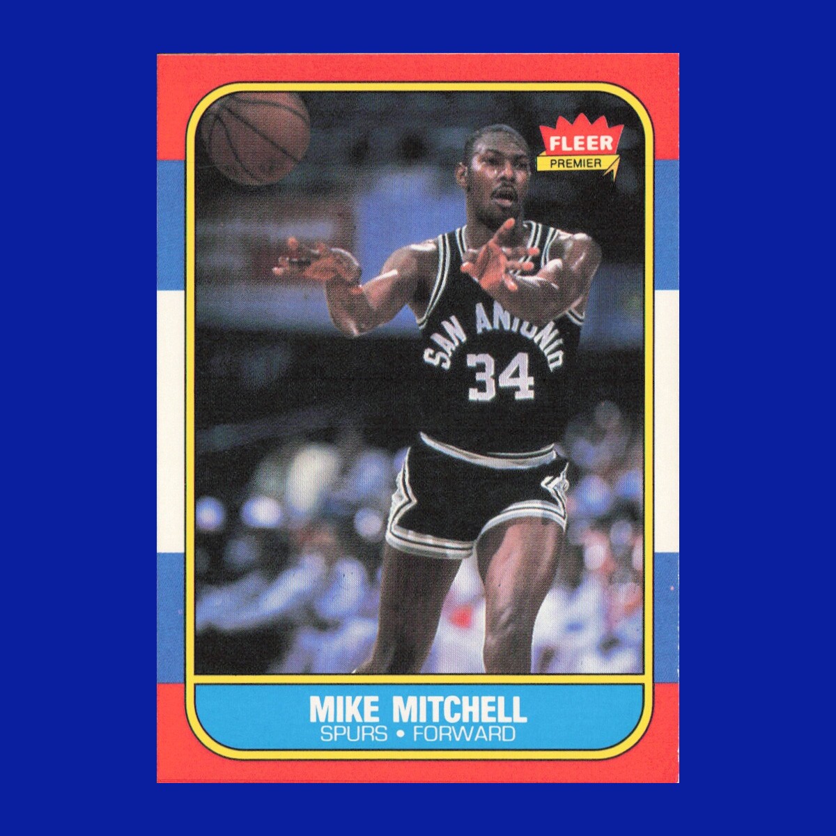 1986-87 Fleer #74 Mike Mitchell