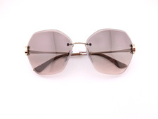 Bvlgari Sunglasses, 6105-B 278/3B 2N Gold, 52-16-140, Rimless, Made in Italy