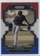 2022 Panini Prizm Tier II Red White & Blue Prizm Luis Gil #165 Rookie RC