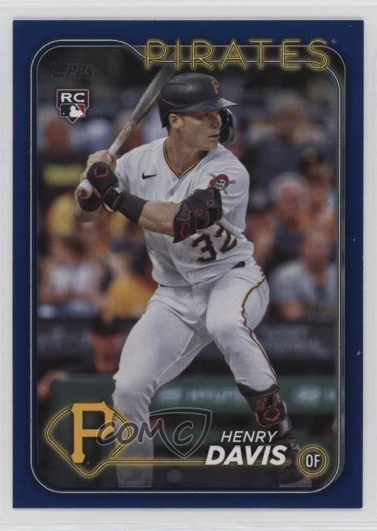 2024 Topps Series 1 Retail Royal Blue Henry Davis #295 04mf