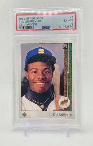 1989 Upper Deck - Star Rookie Ken Griffey Jr #1 PSA 6
