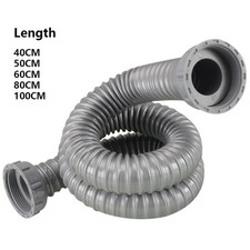 45/55mm Universal Sink Drain Pipe for Bathroom and Kitchen, Under Sink Plumbing