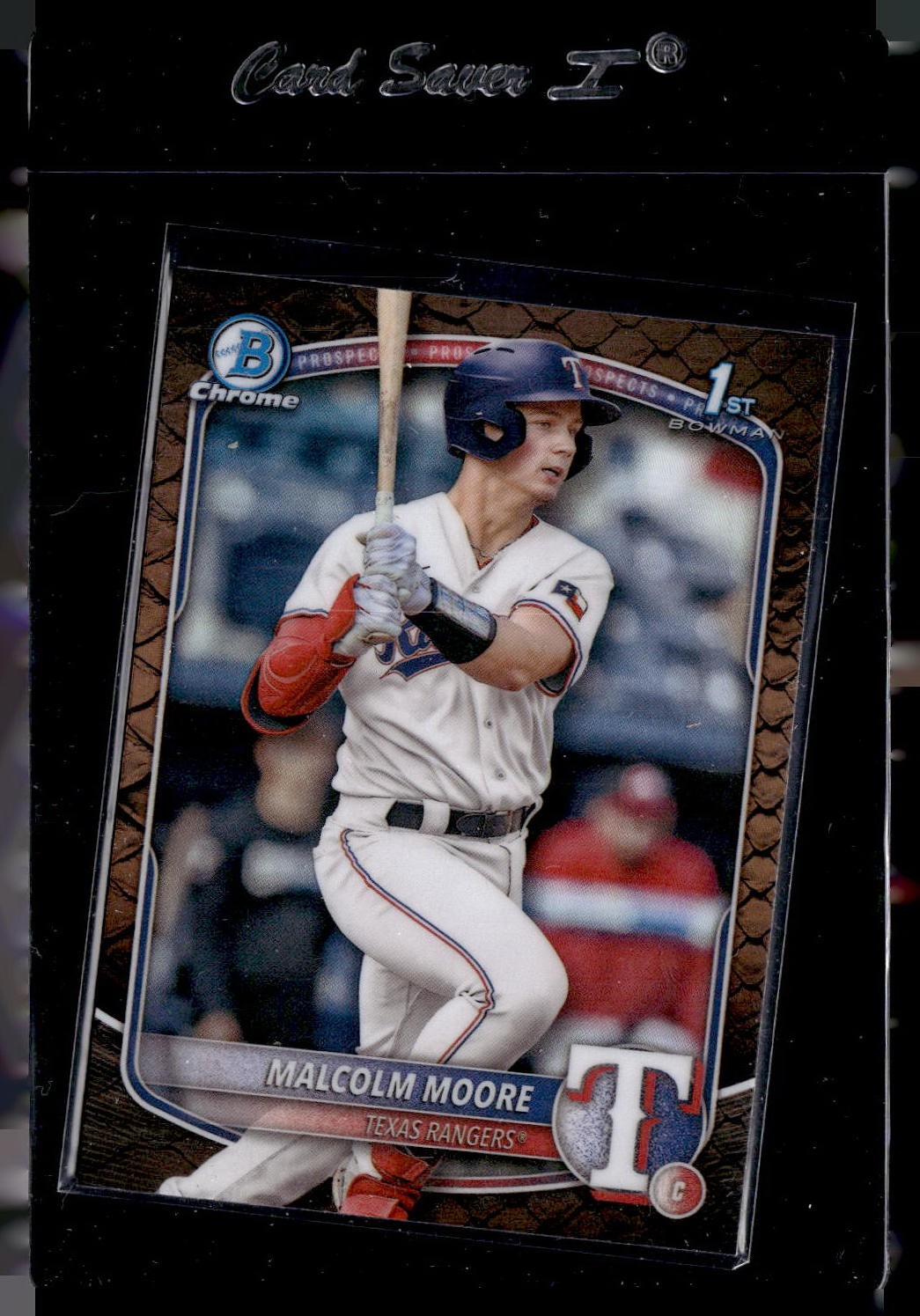 2025 Bowman #BCP-129 Malcolm Moore Chrome Prospects Reptilian Refractor